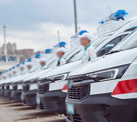 合水县服务车队展示